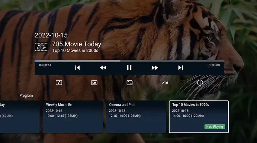 mytvonline timeshift feature