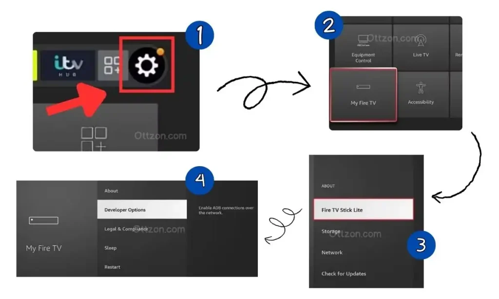 Steps to enable installing unknown source before moving to how to install iptv smarters on firestick