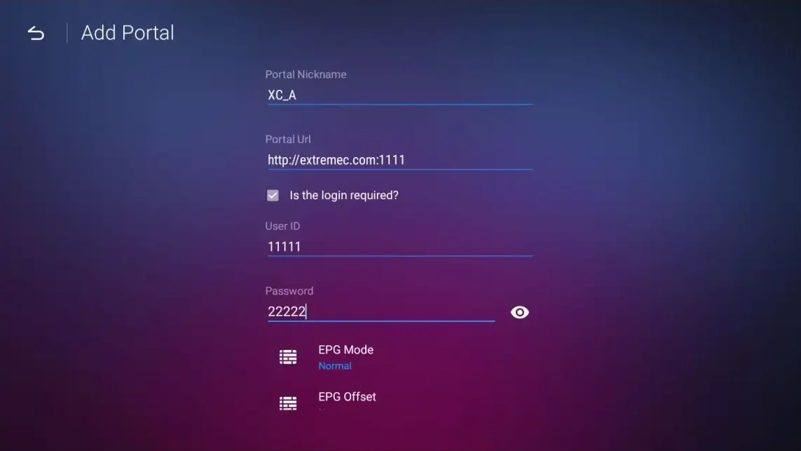 Setting Up MyTVOnline Using Xtream Codes Login